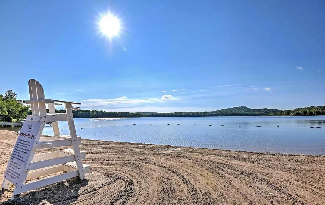 Lakefront Cabin Pvt Beach And Dock - Sunset Marina Arrowhead Lake Esterno foto
